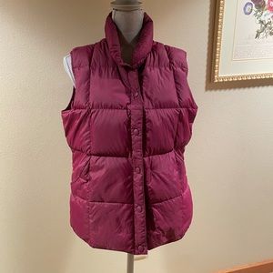 Lands’End goose down vest women’s M